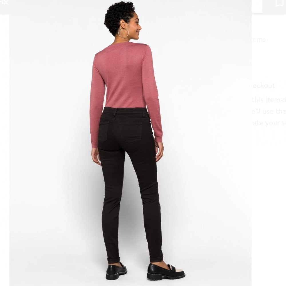 STS BLUE Emma Mid Rise Ankle Skinny Jean with Finished Hem - Picture 2 of 6